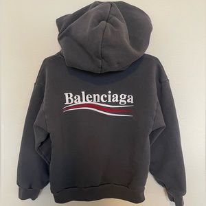 Kids Balenciaga Political Campaign Hoodie